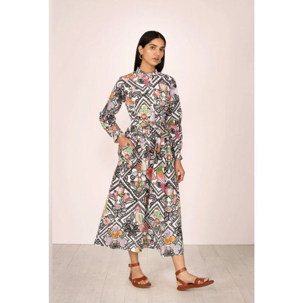 Banjanan Daffodil Folk Lace Print Size XS